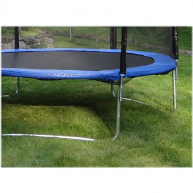 Батут детский SJ 10ft (312cm) blue с внешней сеткой