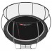 Батут дитячий Hop-Sport Premium 14ft (427 cm) чорно-сірий з внутрішньої сіткою