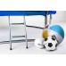 Батут детский Hop-Sport 14ft (427cm) blue с внутренней сеткой