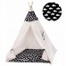 Детская палатка (вигвам) Springos Tipi XXL TIP01 White/Black