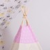 Дитяча палатка (вігвам) Springos Tipi XXL TIP12 White / Pink