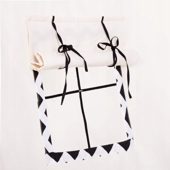 Детская палатка (вигвам) Springos Tipi XXL TIP02 White/Black