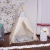 Дитяча палатка (вігвам) Springos Tipi XXL TIP14 White / Mix