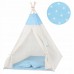Детская палатка (вигвам) Springos Tipi XXL TIP06 White/Sky Blue