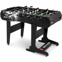 Настольный футбол Hop-Sport Sector черно-белый