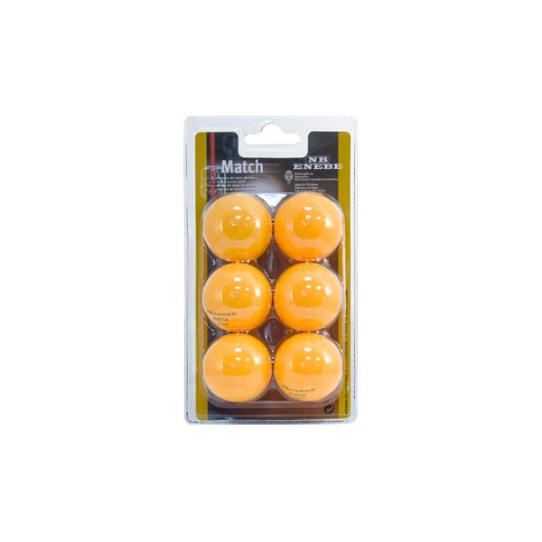 М'ячики для настільного тенісу Enebe 6 шт Match 845506