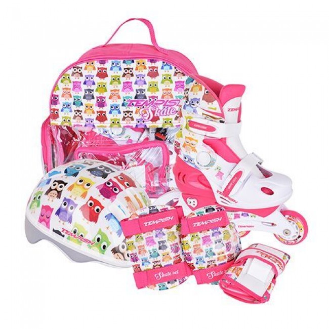 Роликовые коньки раздвижные (комплект) TEMPISH OWL Baby skate /26-29 Роликовые коньки раздвижные (комплект) TEMPISH OWL Baby skate /26-29