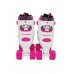 Роликові ковзани (квади) SportVida SV-LG0055 Size 35-38 White / Pink