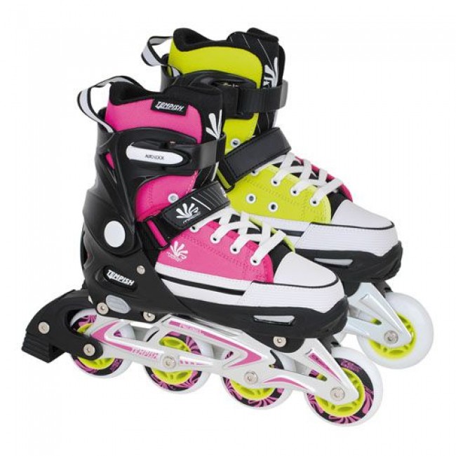 Ролики MAGIC REBEL TEMPISH 10000000415 / 34-37 / Pink-Green Ролики MAGIC REBEL TEMPISH 10000000415 / 34-37 / Pink-Green