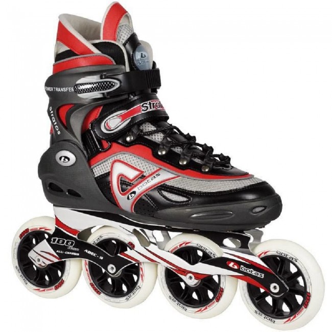 Роликовые коньки Botas STRATOS 90/42, черно/серо/красные Роликовые коньки Botas STRATOS 90/42, черно/серо/красные
