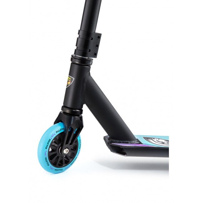 Трюковий самокат Falcon City Black/Sky Blue (P-5907739312631)