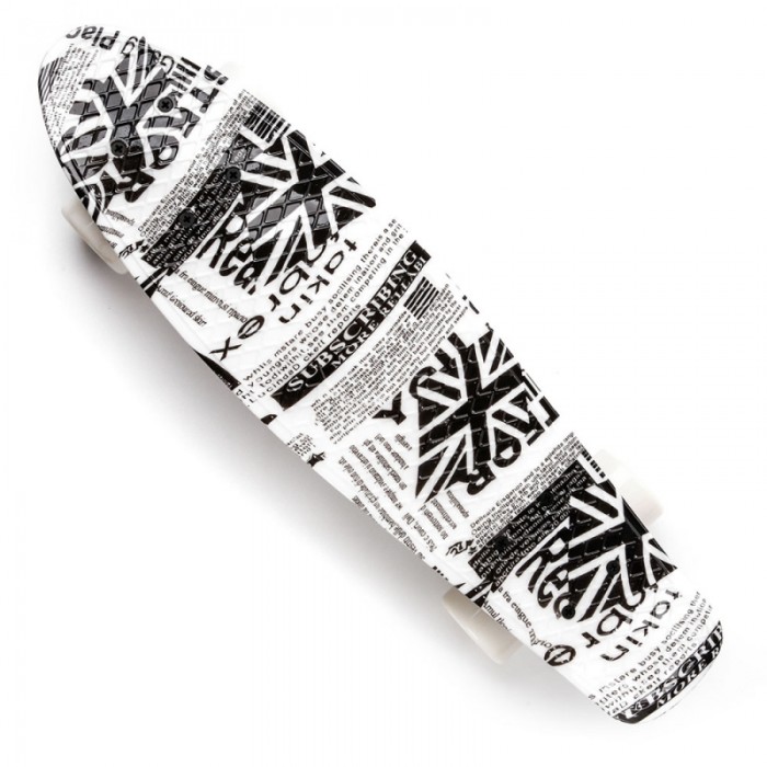 Скейтборд Meteor MULTICOLOR black white print 23873