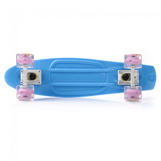 Скейтборд Meteor LED blue 23898