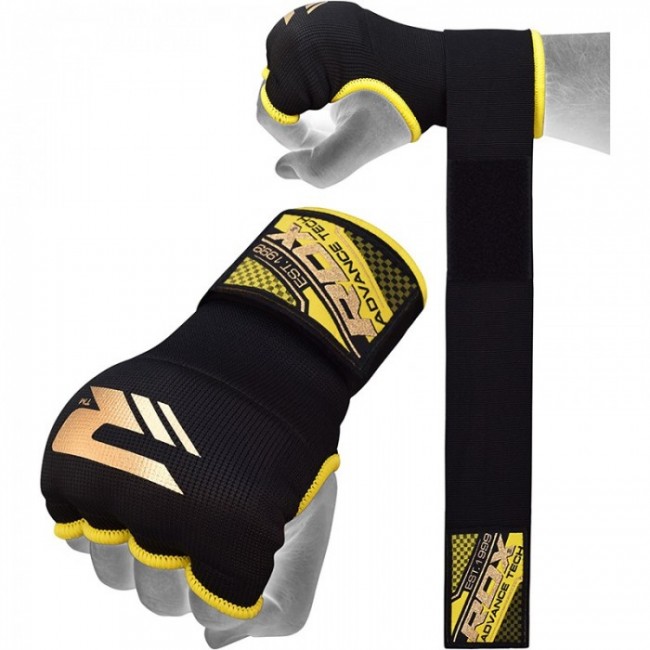 Бинт-перчатка RDX Inner Gel Black M Бинт-перчатка RDX Inner Gel Black M