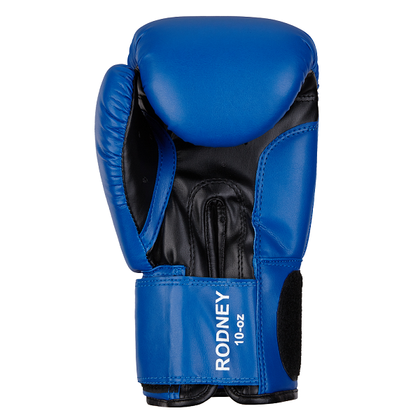 Боксерские перчатки RODNEY (голубые-черные) 10oz