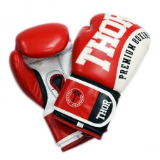 Боксерские перчатки THOR SHARK (PU) RED 16 oz.