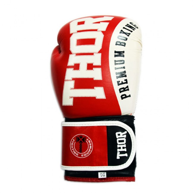 Боксерские перчатки THOR SHARK (PU) RED 16 oz.