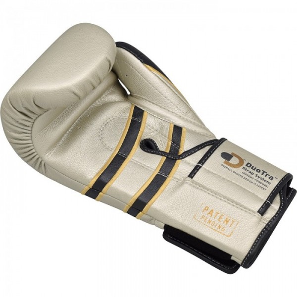 Боксерські рукавички RDX Leather Pearl White 16 ун.
