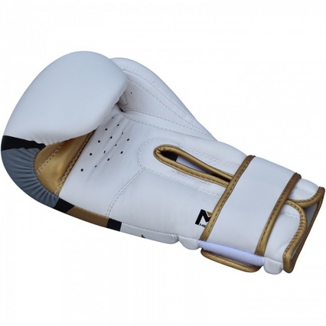 Боксерские перчатки RDX Rex Leather Gold 8 ун.