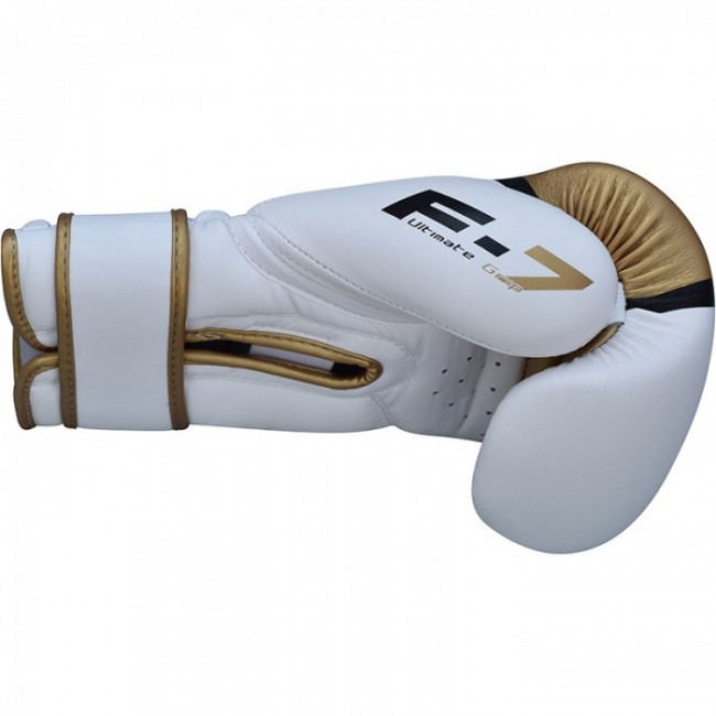 Боксерские перчатки RDX Rex Leather Gold 8 ун.