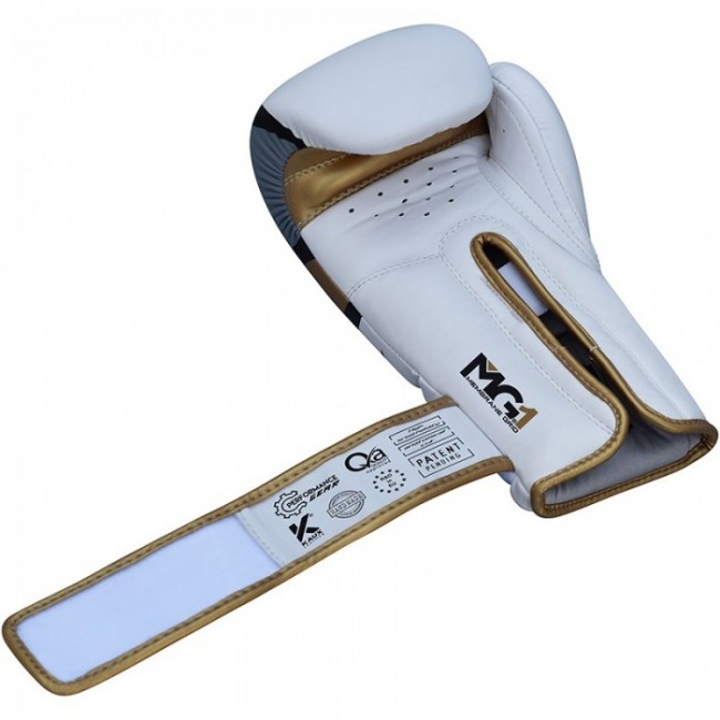 Боксерские перчатки RDX Rex Leather Gold 8 ун.