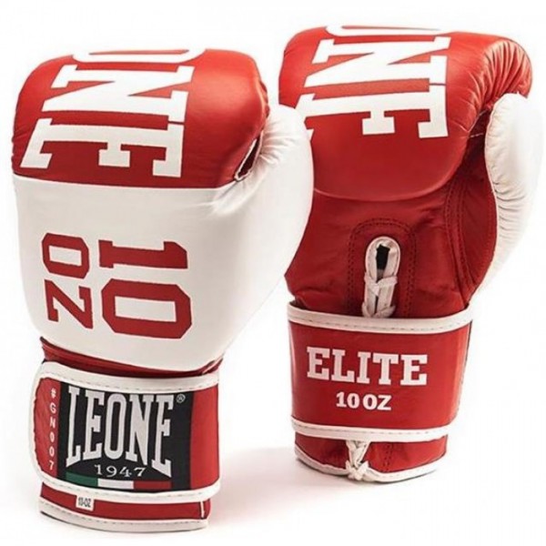 Боксерські рукавички Leone Elite Red 10 ун.
