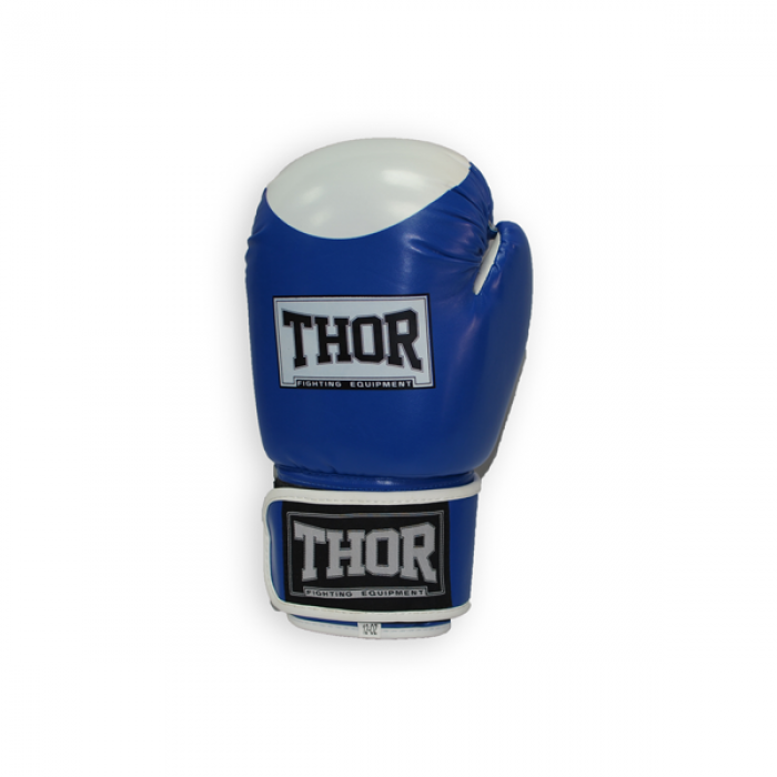 Боксерські рукавички THOR PRO KING 16oz / PU / синьо-біло-чорні