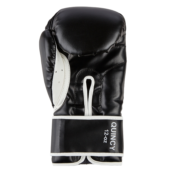 Боксерские перчатки CARLOS (черно-красно-белые) 12oz