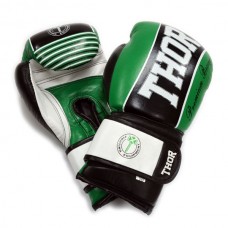 Боксерські рукавички THOR THUNDER (Leather) GRN 12 oz.