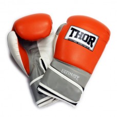 Боксерские перчатки THOR ULTIMATE (PU) OR/GR/WH 10 oz.
