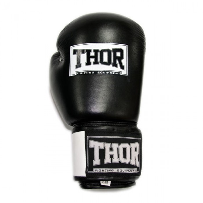 Боксерские перчатки THOR SPARRING (PU) BLK/WH 14 oz.