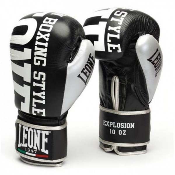 Боксерські рукавички Leone Explosion Black 10 ун.