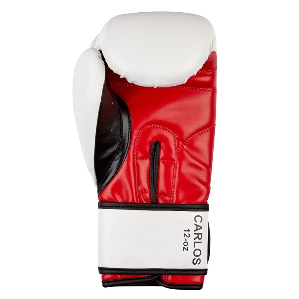 Боксерські рукавички Benlee CARLOS 12oz / PU / біло-чорно-червоні
