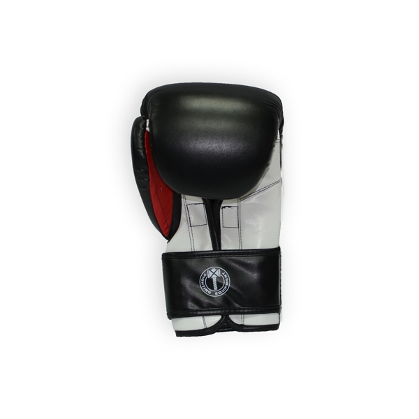 Боксерские перчатки THOR RING STAR 12oz /Кожа /черно-бело-красные