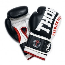 Боксерские перчатки THOR SHARK (Leather) BLK 12 oz.