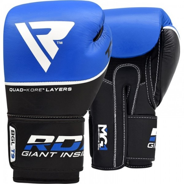 Боксерські рукавички RDX Quad Kore Blue 16 ун.