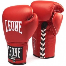 Боксерские перчатки Leone Supreme Red 10 ун.