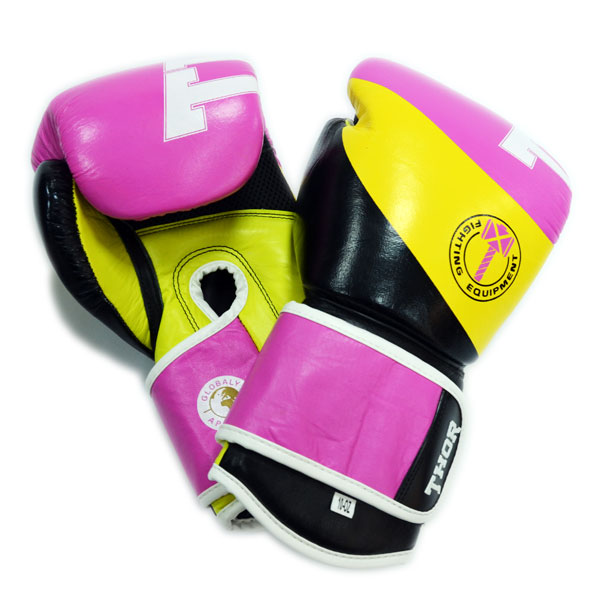 Боксерские перчатки THOR KING POWER (Leather) PINK 10 oz.