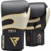 Боксерські рукавички RDX Leather Black White 10 ун.