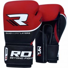 Боксерські рукавички RDX Quad Kore Red 10 ун.