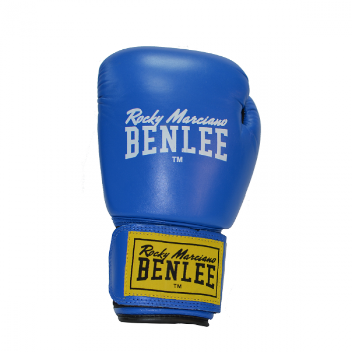 Рукавички боксерські Benlee FIGHTER 10oz / Шкіра / синьо-чорні