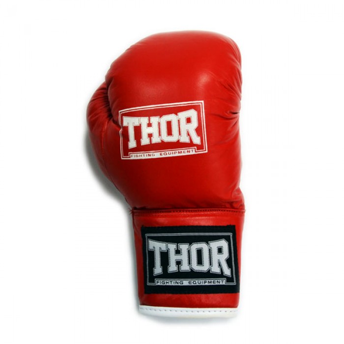 Боксерские перчатки THOR JUNIOR (Leather) RED 10 oz.