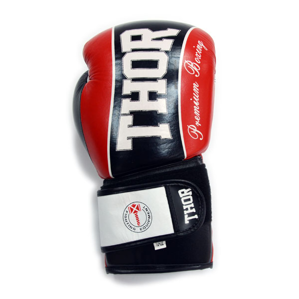 Боксерские перчатки THOR THUNDER (Leather) RED 12 oz.