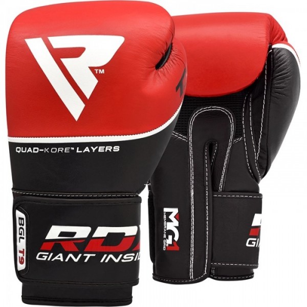 Боксерські рукавички RDX Quad Kore Red 12 ун.