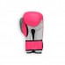 Боксерские перчатки THOR TYPHOON 12oz /PU /розово-бело-серые