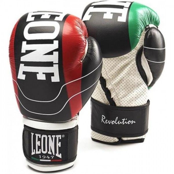 Боксерські рукавички Leone Revolution Black 10 ун.