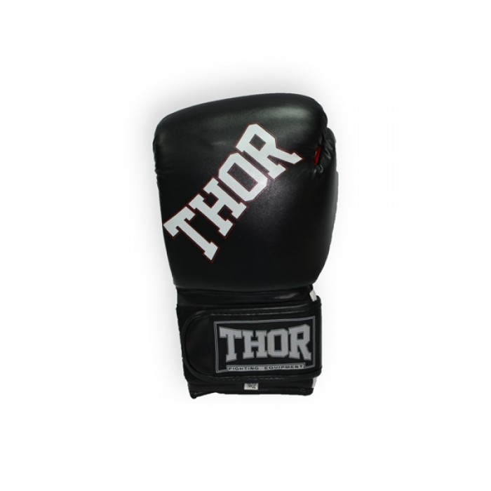 Боксерские перчатки THOR RING STAR 14oz /Кожа /черно-бело-красные