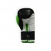 Боксерские перчатки THOR TYPHOON 16oz /Кожа /черно-зелено-белые
