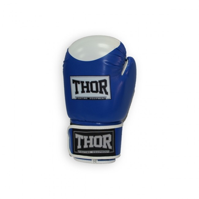 Боксерские перчатки THOR COMPETITION 16oz /PU /сине-белые