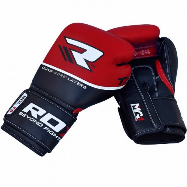 Боксерские перчатки RDX Quad Kore Red 16 ун.